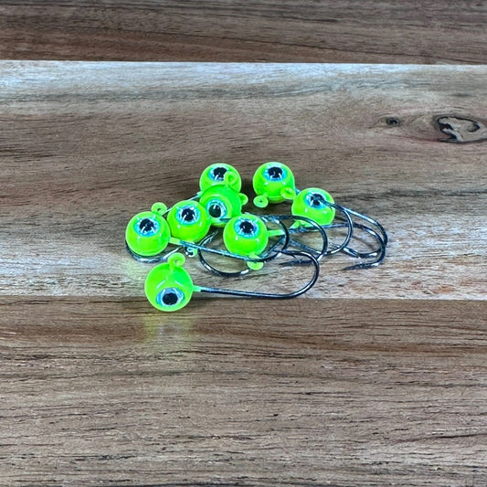 1/16th oz (Mustad #4) - JHall Fishing