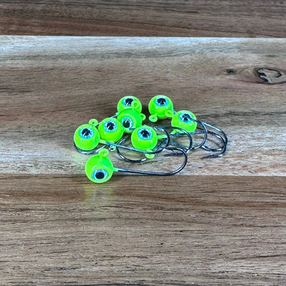 1/16th oz (Mustad #4) - JHall Fishing